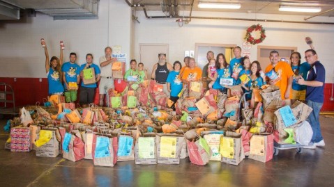 Mahalo to Christina & Yumi Laney  for their Pearl City food drive success!